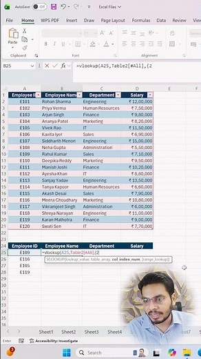 🤯 Stop Manual Copy-Paste! VLOOKUP Masterclass for Beginners #excelhacks #business #viral