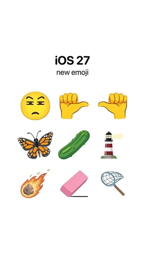 iOS 27 New Emojis First Look! 😍