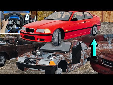 From Abandoned Car to Street Car! - Mon Bazou Difficulty HARD W/ Logitech G27 + Wheel Cam #24