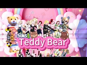 【Sims 4 dance animation】Teddy bear-Stayc cover animation free download MMD dance DL share