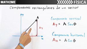 Componentes rectangulares de un vector