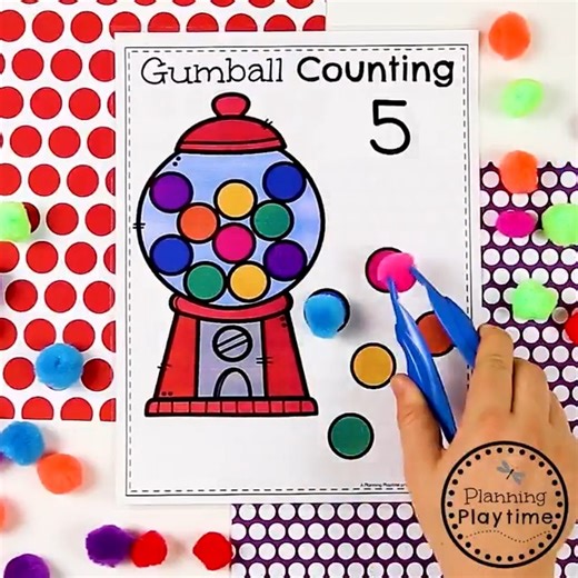 Play with numbers using these fun activities and worksheets for Preschool. https://planningplaytime.com/preschool-math/ | Planning Playtime - Learning Through Play