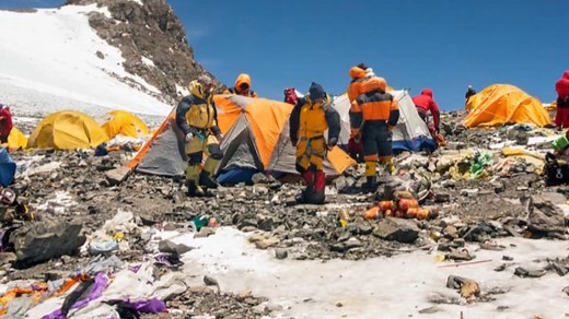 60 years of climbing leaves Mount Everest polluted, crowded