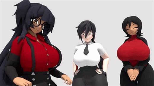 Double Model Comm done, did a little animation with them
