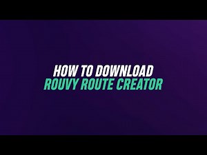 ROUVY Route Creator - How to download and login