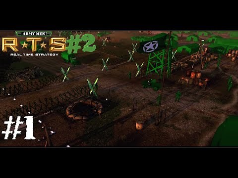 Army Men RTS 2! Mission #1, The Red Dawn! Massive Red Attack!
