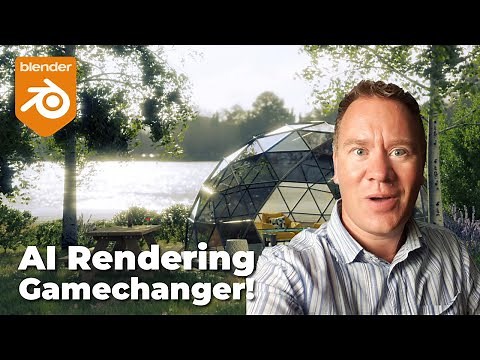 Crush your RENDER TIMES in half with AI - for free! Tutorial - Pair Blender Cycles with Flowframes.