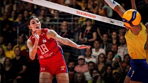 2022 World Champs MVP: Tijana Boskovic 🇷🇸. The Most Valuable Player 4 years ago was again the recipient of the award last night after she led Serbia 🇷🇸 to an undefeated campaign. 📰 Read the story: https://bit.ly/3S5dubG 📺 Watch the full match replays on VBTV. ⚡️ #Electrifying2022 #Volleyball #WWCH2022 | Volleyball World