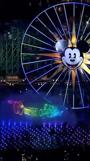 World of Color Disney California Adventure Park Nighttime Spectacular ￼