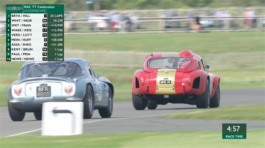It's an AC Cobra vs TVR Griffith battle from a rarely seen onboard angle! This is a proper #GoodwoodRevival chase #TVR #ACCobra | The Goodwood Revival