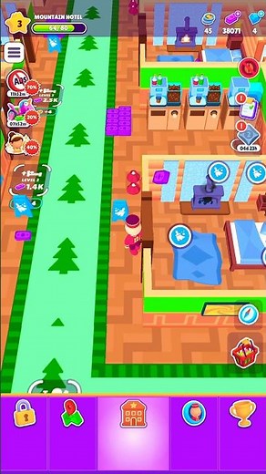 My Perfect Hotel Gameplay Walkthrough (YouTubeShorts) iPhone iOS Mobile Games 2025