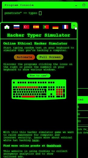 How to Look Like a Hacker 😎😮 (Easy Trick) #hacker #tech #trending