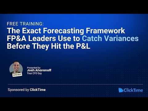 Headcount forecasting and labor cost visibility for finance leaders | Your CFO Guy x ClickTime