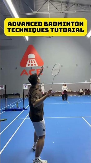 Advanced Badminton Techniques Tutorial.#badminton #badmintontraining #badmintonlovers