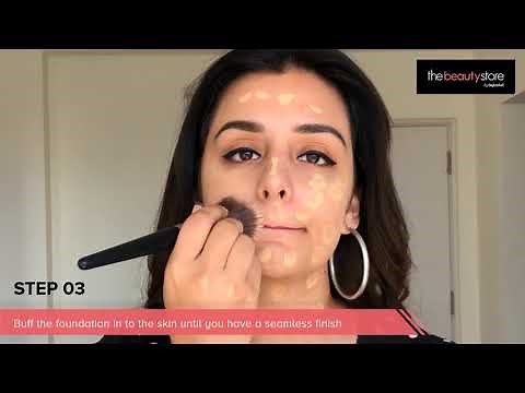 How to apply stick foundation?