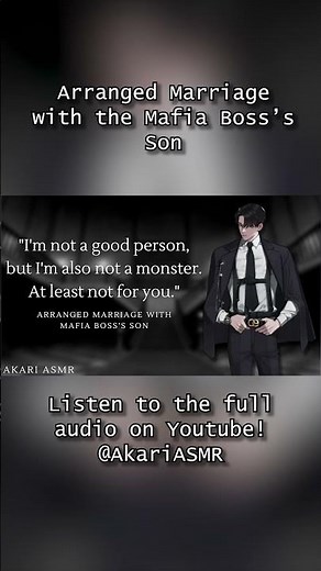 Arranged Marriage with Mafia Boss's son #asmr #boyfriend #discover #explorepage #foryou #m4a #m4f