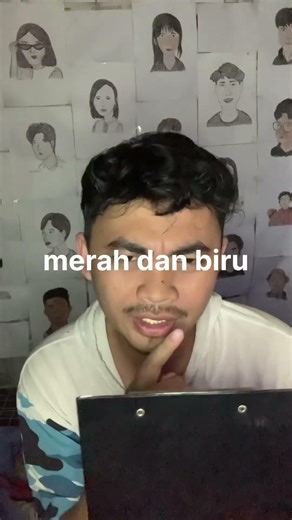 gambar kereta api merah dan biru⁉️