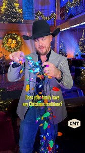 Cody Johnson settles all Christmas debates while untangling Christmas lights 🤣 🎄 💡 Watch a #CMTCoJoChristmas tomorrow at 9/8c on CMT! | CMT