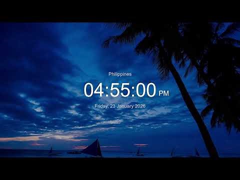 🔴 LIVE | Clock / Current Time in the Philippines / LIVE Philippines Clock / What Time Is It Now