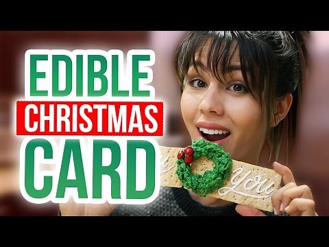 How to Cook: EDIBLE CHRISTMAS CARDS | MeganBatoon