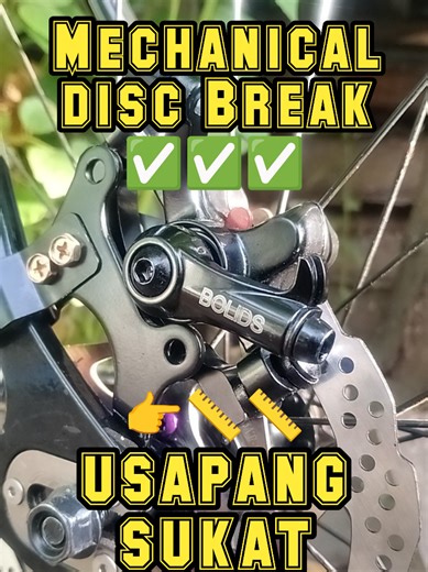Replying to @s_works_crit_setup_bmx Mechanical disc brake caliper — simple pero malakas ang kapit, solid sa bike setup 🚲🔧 #BIKECALIPER #MECHANICALDISCBRAKE #BIKEPARTS #BIKESETUP #CYCLINGPH 🔧🚲