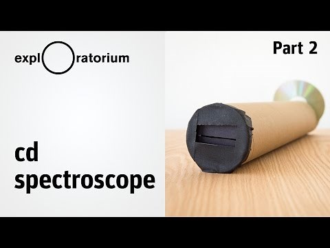 How to build your own: CD Spectroscope - Science Snacks activity