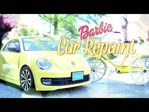 DIY - How to: Repaint a Barbie Car - Custom Repaint - Handmade - Crafts