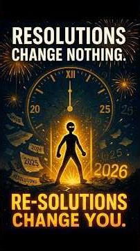 RESOLUTIONS NEVER WORK RE SOLUTIONS DO HERE'S WHY. #MindsetShift#ReSolutions#PsychologyOfSuccess