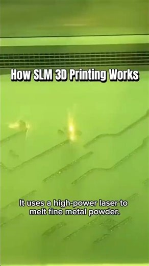 How SLM Metal 3D Printing Works