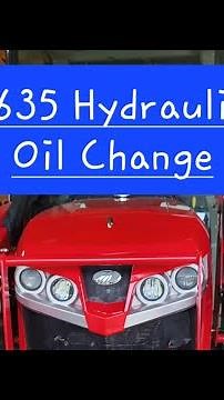 Hydraulic Oil and Filter Change on a Mahindra 1635