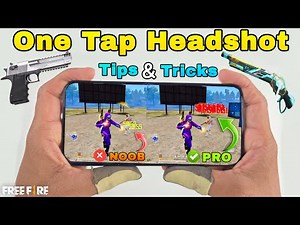 Onetap headshot tips and tricks with full handcam tutorial free fire