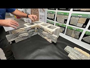 How to Install Stone Panels to 90 Degree Corners