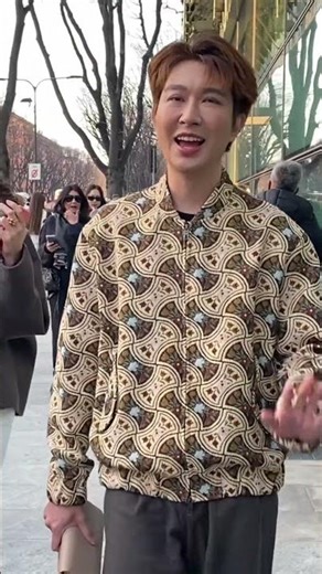 Emporio Armani guests and streetstyle Milan Fashion Week Women 🇮🇹 #italy #milan #mfw #shorts