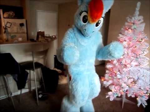 Rainbow dash full fursuit/costume