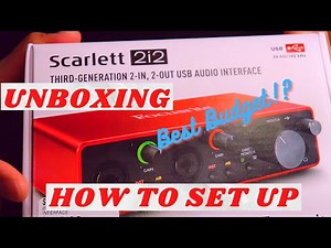 Focusrite 2i2 3rd Gen Unboxing & How To Set-Up