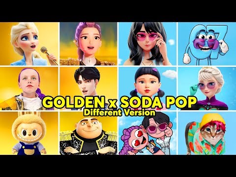 Song 'GOLDEN' x 'SODA POP' Through Different Versions ~ Guess The Song KPOP DEMON HUNTERS