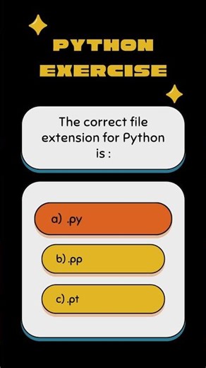 "Python Quiz: File Extension Challenge" #Python #Programming #Quiz #CodingChallenge #PythonExercise
