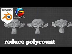 Optimize Your 3D Models – Reduce Polycount with Decimate Modifier in Blender