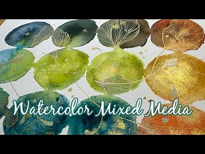Easy Watercolor Abstract Circles Painting and Zentangle Art Tutorial!