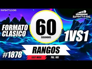 🎤 Formato FMS 1VS1 🔥 Base de Rap Para Improvisar Con Palabras | ENTRENAMIENTO FMS #1878
