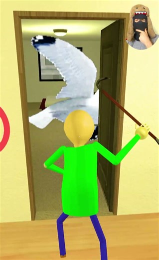 Find Wrong Door with Baldi Seagull and Moai Nextbots in Liminal Hotel GMod