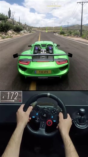 Porsche 918 Spyder VS Hypercar -Forza Horizon 5 gameplay #forzahorizon #logitechg29 #race #gaming