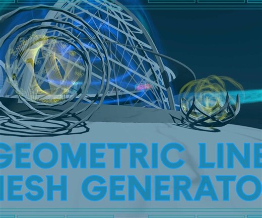 ArtStation - Geometric Line Mesh Generator | Game Assets