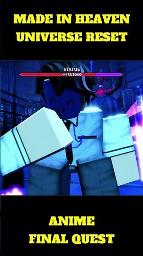 Made In Heaven Awakening & Universe Reset #animefinalquest #jojosbizarreadventure #roblox