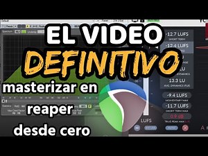 TUTORIAL CÓMO MASTERIZAR EN REAPER DESDE CERO | CURSO GRATUITO