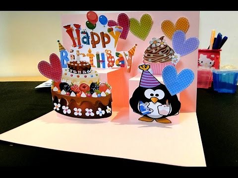 3D Pop Up Card | Handmade Birthday Card