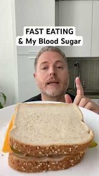 How does eating slowly affect my glucose levels? #sloweating #glucose #bloodsugar ￼