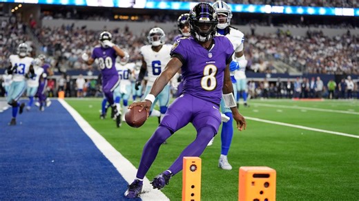 Cowboys offer another putrid first half, trail Ravens 21-6 at the break