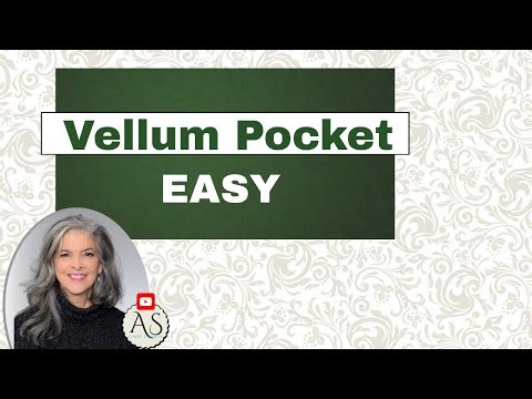 Vellum Pocket Card Tutorial | Easy Card Making Technique with Stamps & Ribbon