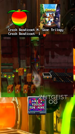 Crash Bandicoot N. Sane Trilogy: Crash 1 Level 23 - Castle Machinery Working our way to the top of this factory level. Crash Bandicoot N. Sane Trilogy is a collection of remakes of the orignal PlayStation 1 trilogy, featuring modern graphics and pretty much the same gameplay make it a fun experience. This is the PC version played with a PS4 controller #gaming #retro #videogame #retrogaming #reelsfbシ #fbreels #love #fb #flashback #clips #gameplay #retrogames #nostalgia #fypシ #instagood #childhood